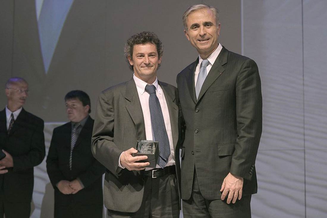 claudio bazzea premiazione saint-gobain international trophy a bruxelles