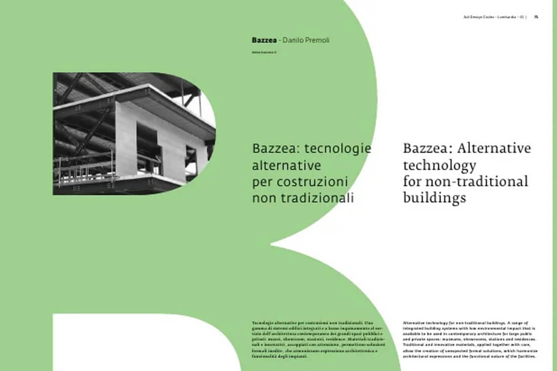 bazzea promuove le tecnologie costruttive ecosotenibili su adi design lombardia grazie a danilo premioli