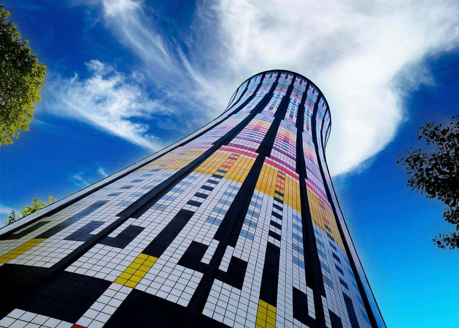 prospettiva fotografica Torre Arcobaleno Milano Expo 2015