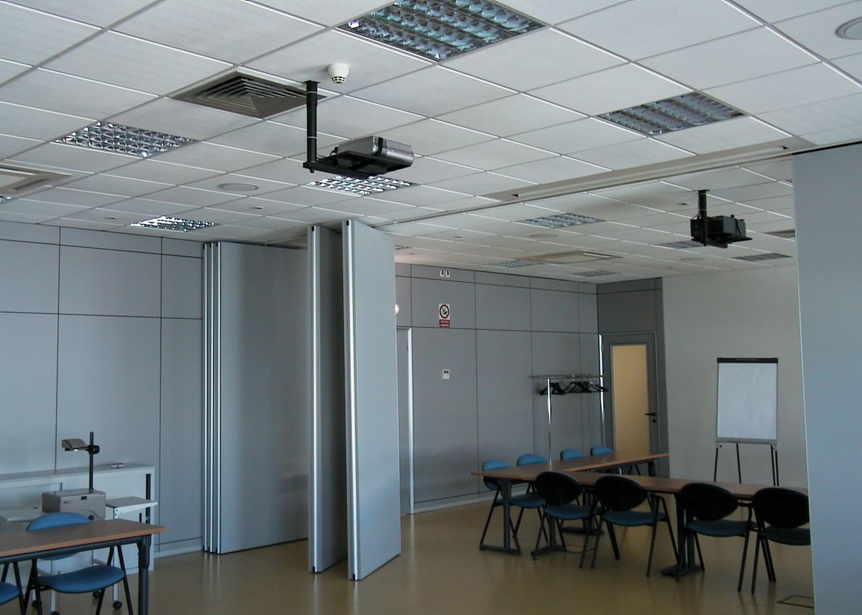 controsoffitti modulari aula pareti manovrabili michelin italia