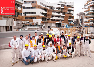 squadra bazzea construction technology lavori cantiere residenze hadid city life